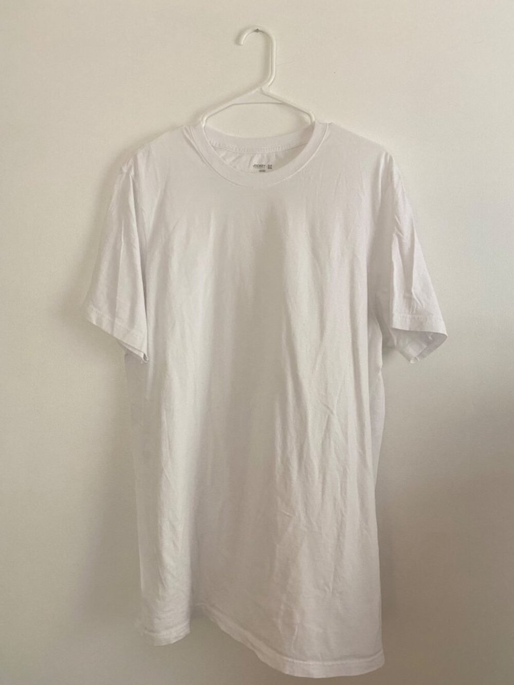 Jockey Generation Men's White Crewneck T-Shirt XLT 100% Cotton